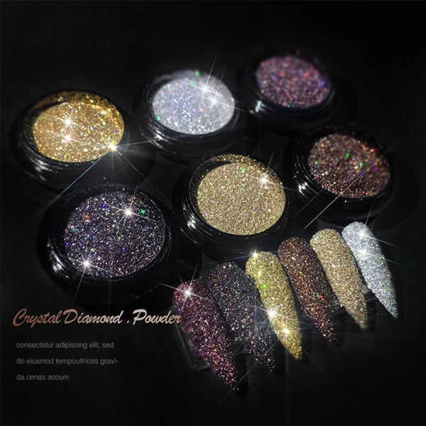 Flashing Sparkly Crystal Diamond Powder